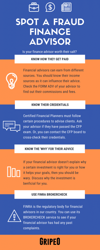 How To Spot A Fraud Finance Advisor (Infographic) Like CapFi Financial Partners LLC 