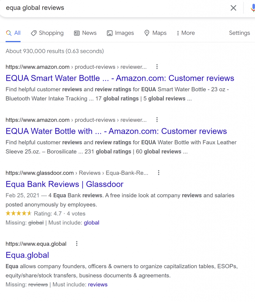 equa global review