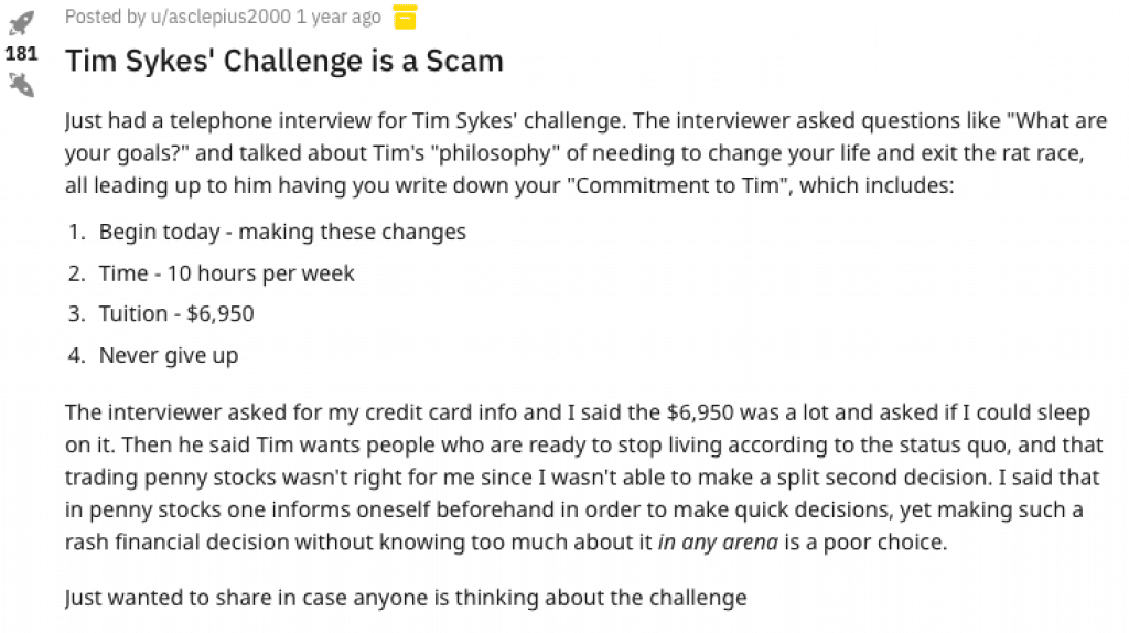 Tim sykes scam 1