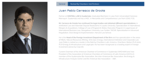 Juan Pablo Carrasco de Groote lawyer