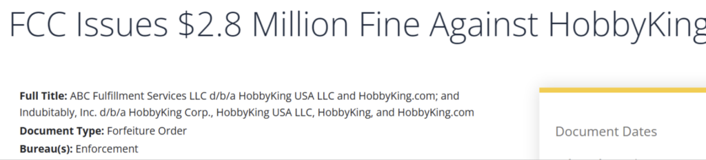 News about the multi-million fine against Anthony Hand Hobby King 