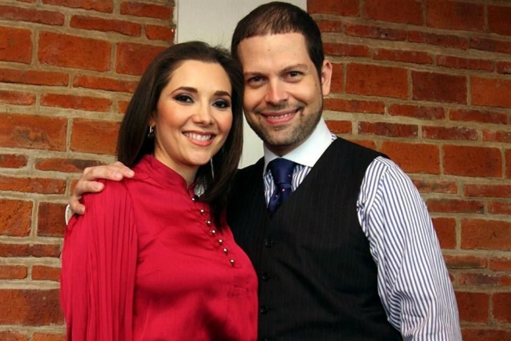 Alejandra Fernandez with her ex-husband Jose Luis Altamirano