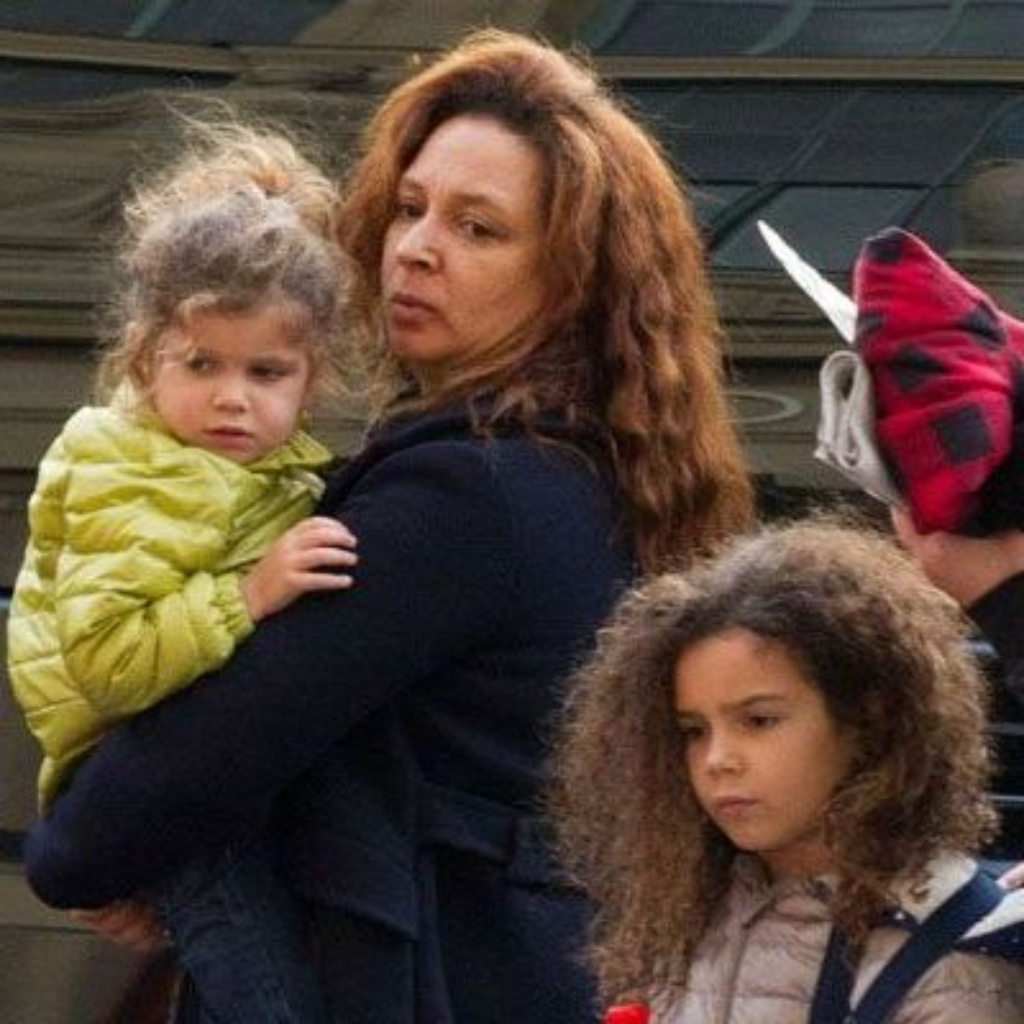 Maya Rudolph with her kids