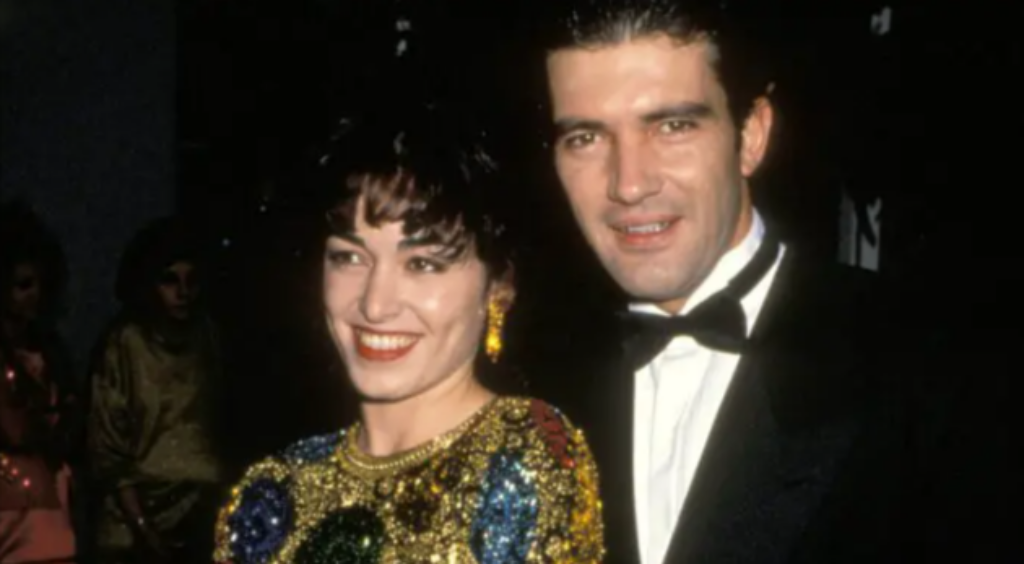 Ana Leza with her husband Antonio Banderas